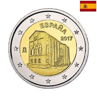 Spain 2 Euro 2017 "St. Mary Church" UNC