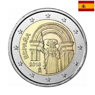 Spain 2 Euro 2018 "Santiago de Compostela" UNC