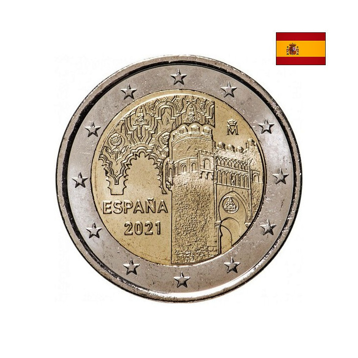 Spain 2 Euro 2021 "Toledo" UNC