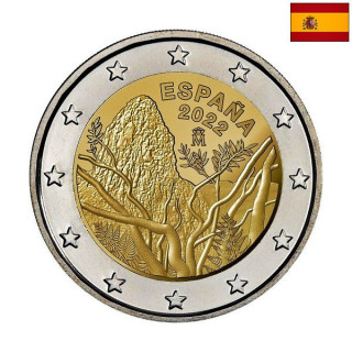 Spain 2 Euro 2022 "Garajonay" UNC