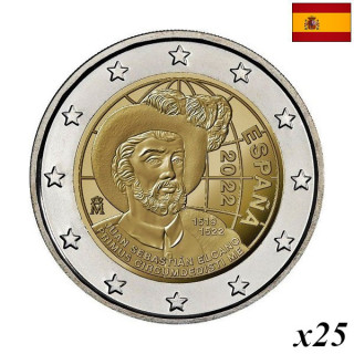 Spain 2 Euro 2022 "Circumnavigation" Roll