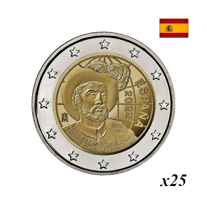 Spain 2 Euro 2022 "Circumnavigation" Roll