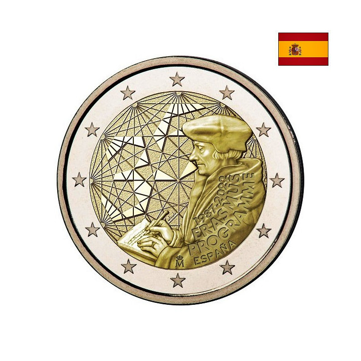 Spain 2 Euro 2022 "Erasmus (ERA)" UNC
