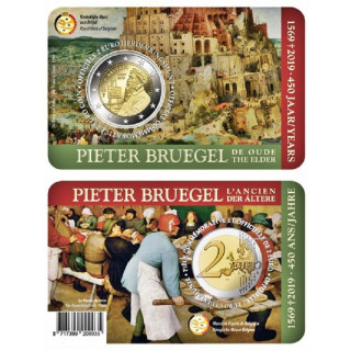 Belgium 2 Euro 2019 "Pieter Bruegel" BU (Dutch, Coin Card)