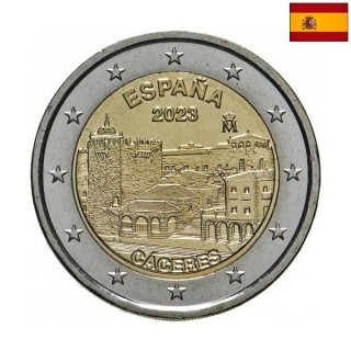 Spain 2 Euro 2023 "Cáceres" UNC