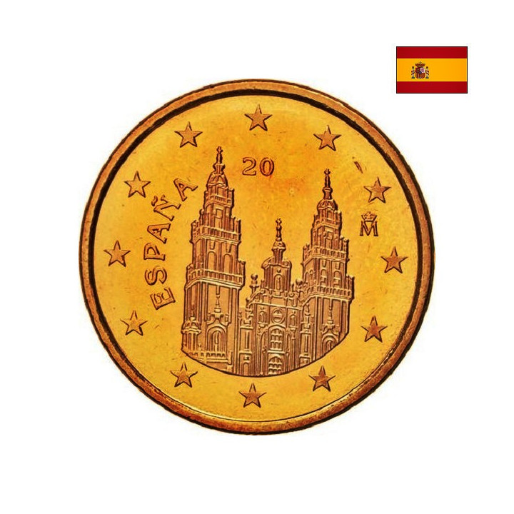 Spain 1 Euro Cent 2023 KM-1144 UNC