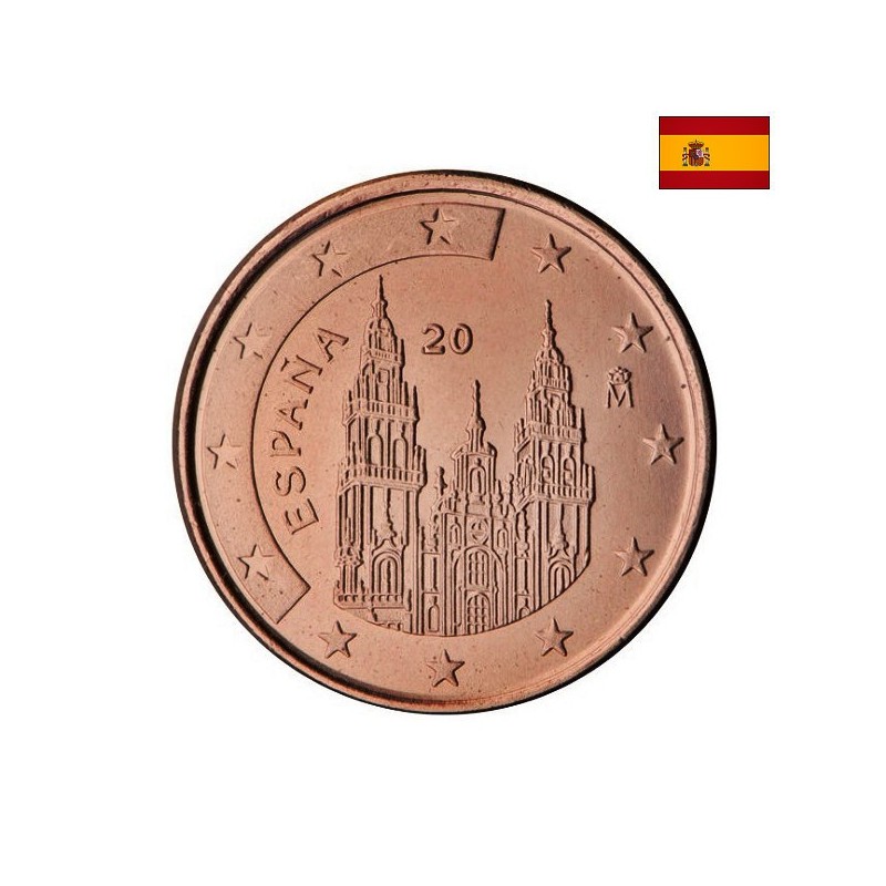 Spain 2 Euro Cent 2000 KM-1041 UNC