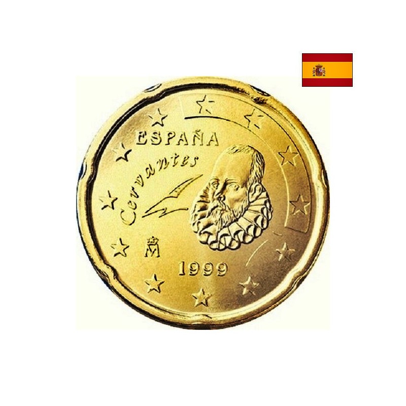 Spain 20 Euro Cent 1999 KM-1044 UNC