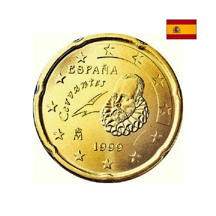 Spain 20 Euro Cent 1999 KM-1044 UNC
