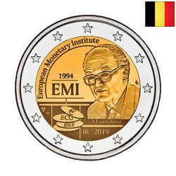 Belgium 2 Euro 2019 "EMI" BU (French, Coin Card)