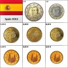 Spain Euro Set (3,88€) 2014 UNC
