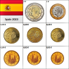 Spain Euro Set (3,88€) 2023 UNC