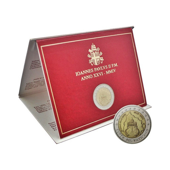 Vatican City 2 Euro 2004 "Founding Vatican City" BU (Folder)
