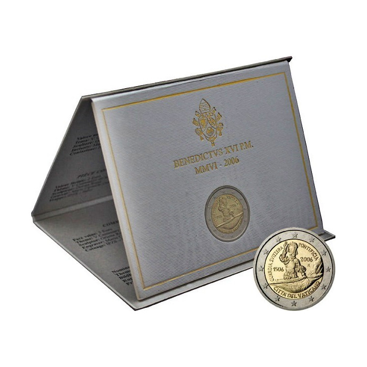 Vatican City 2 Euro 2006 "Swiss Guard" BU (Folder)