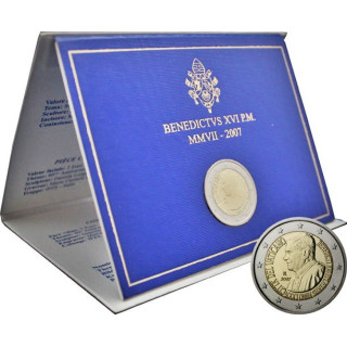 Vatican City 2 Euro 2007 "Benedict XVI" BU (Folder)