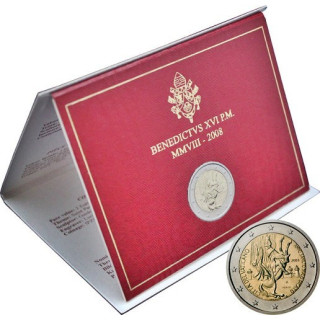 Vatican City 2 Euro 2008 "Saint Paul" BU (Folder)