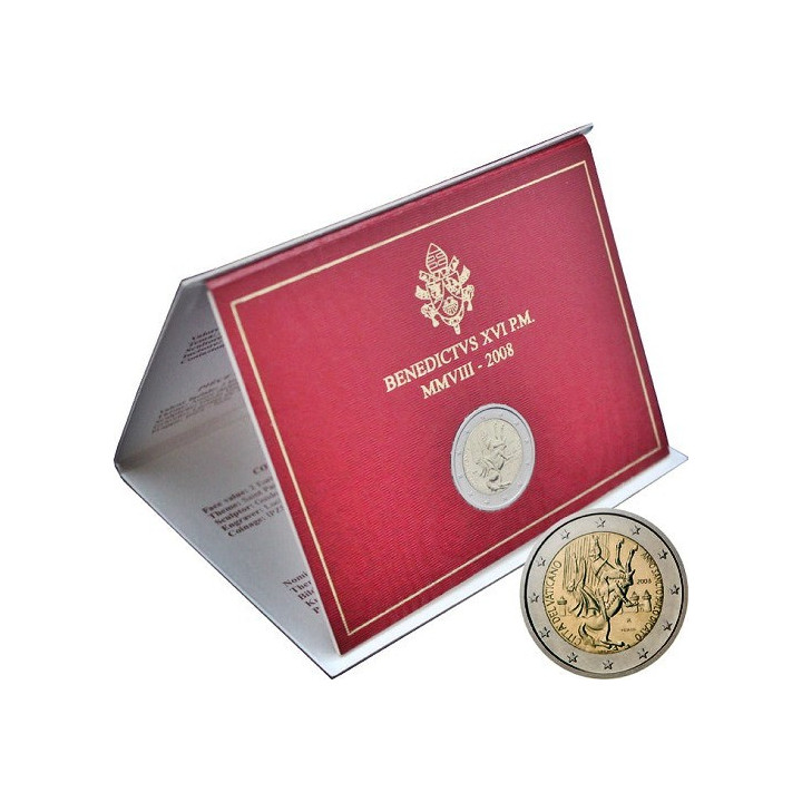 Vatican City 2 Euro 2008 "Saint Paul" BU (Folder)