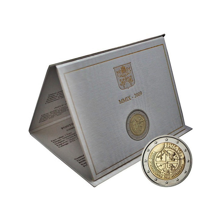 Vatican City 2 Euro 2009 "Astronomy" BU (Folder)