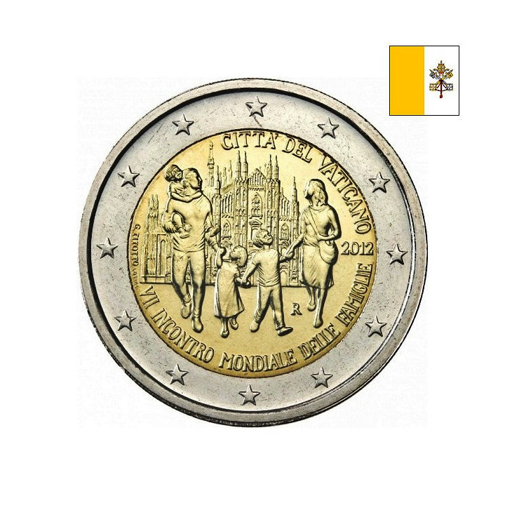Vatican City 2 Euro 2012 "Meeting Families" BU (Folder)
