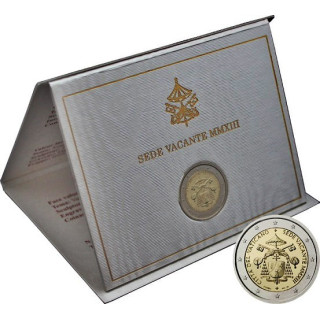 Vatican City 2 Euro 2013 "Sede Vacante" BU (Folder)