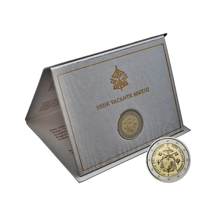 Vatican City 2 Euro 2013 "Sede Vacante" BU (Folder)