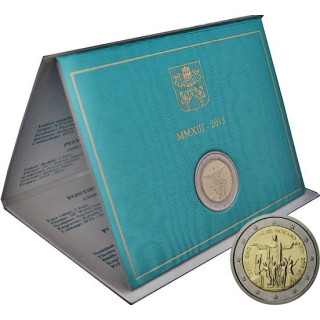 Vatican City 2 Euro 2013 "Youth Day" BU (Folder)