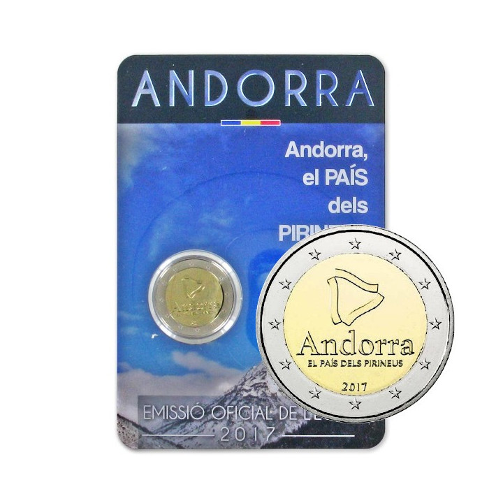 Andorra 2 Euro 2017 "The Pyrenean Country" BU (Coin Card)