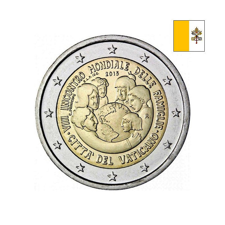Vatican City 2 Euro 2015 "Meeting Families" BU (Folder)