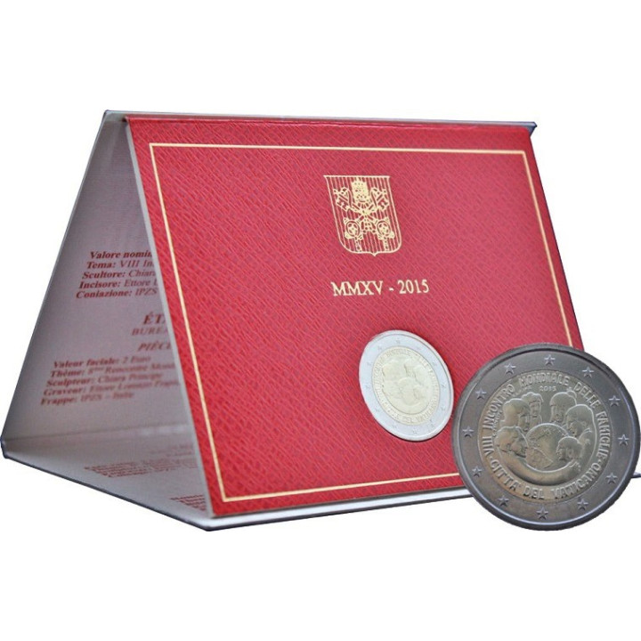 Vatican City 2 Euro 2015 "Meeting Families" BU (Folder)
