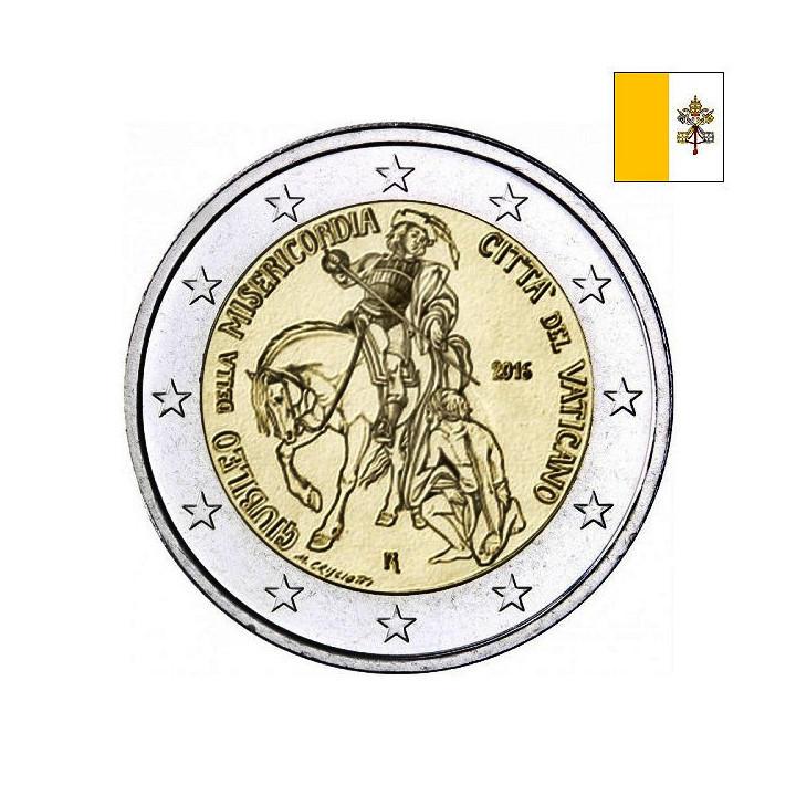 Vatican City 2 Euro 2016 "Mercy" BU (Folder)