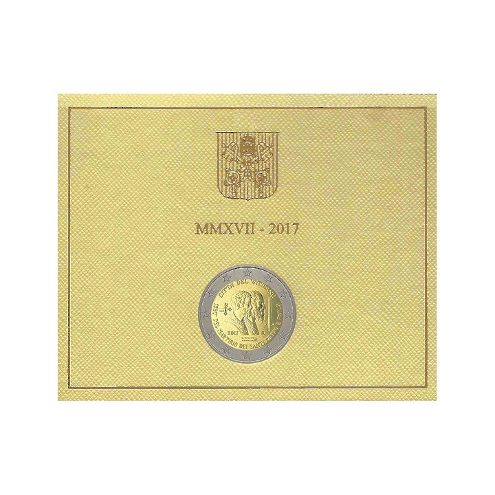 Vatican City 2 Euro 2017 "St. Peter & St. Paul" BU (Folder)