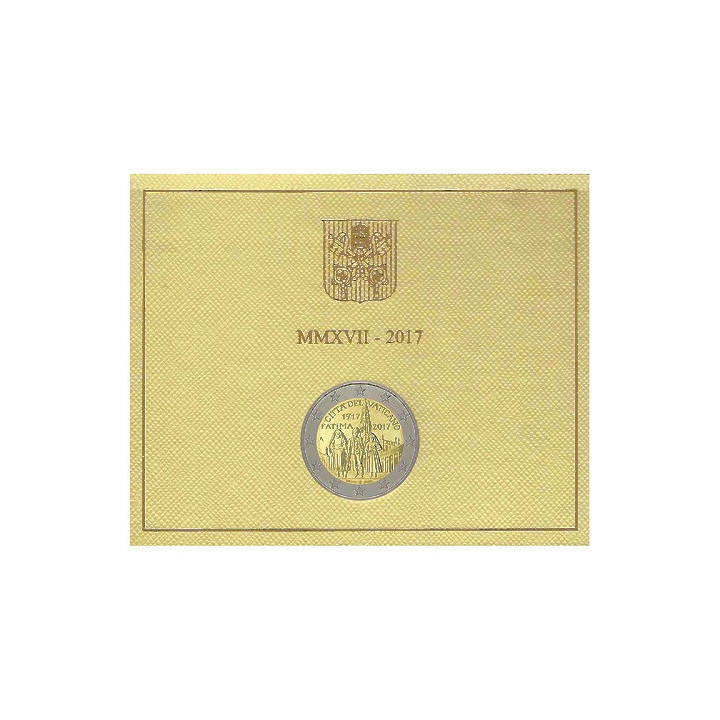 Vatican City 2 Euro 2017 "Fátima" BU (Folder)