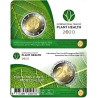 Belgium 2 Euro 2020 "Plant Health" BU (French, Coin Card)