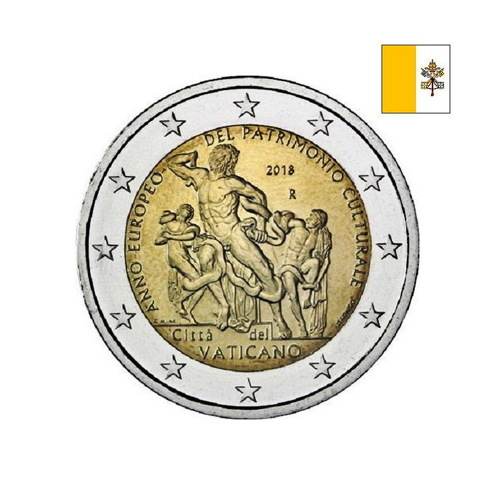 Vatican City 2 Euro 2018 "Cultural Heritage" BU (Folder)