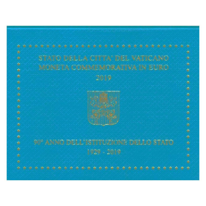 Vatican City 2 Euro 2019 " Foundation Vatican City" BU (Folder)