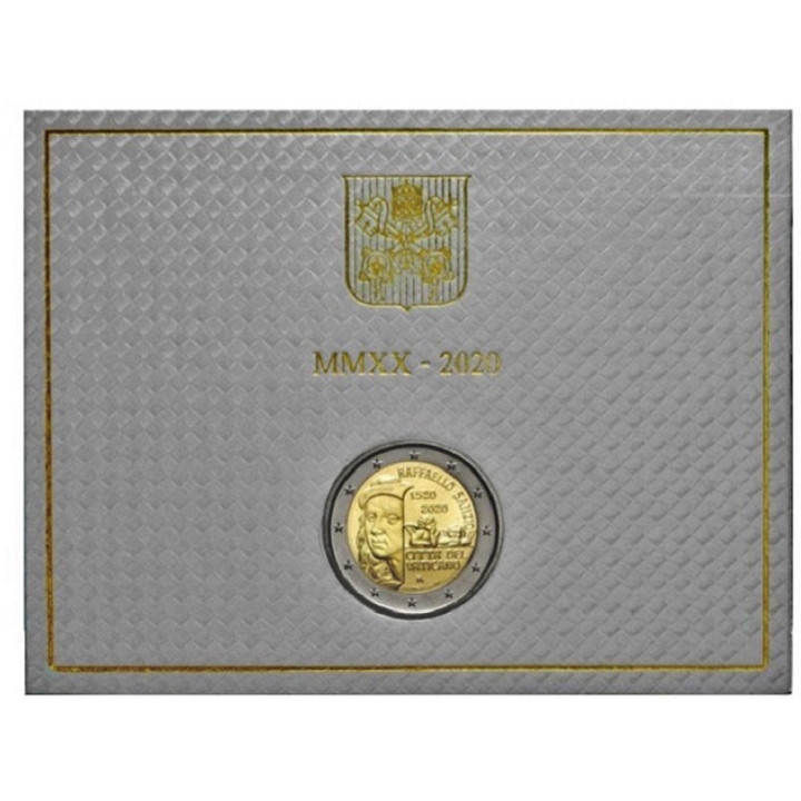 Vatican City 2 Euro 2020 "Raphael" BU (Folder)