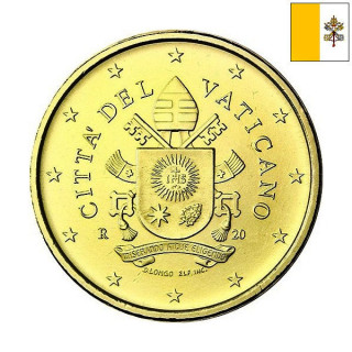 Vatican City 50 Euro Cent 2019 KM-460.1 UNC