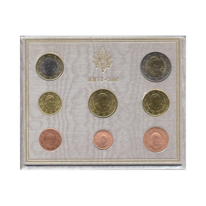 Vatican City Official Euro Set (3,88€) 2006 BU