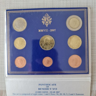 Vatican City Official Euro Set (3,88€) 2007 BU