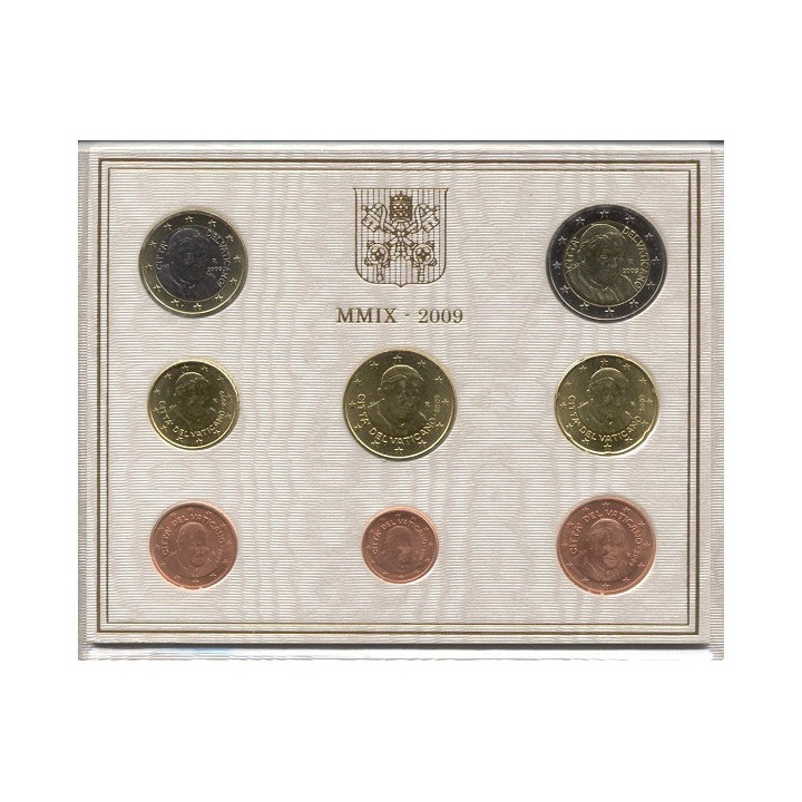 Vatican City Official Euro Set (3,88€) 2009 BU
