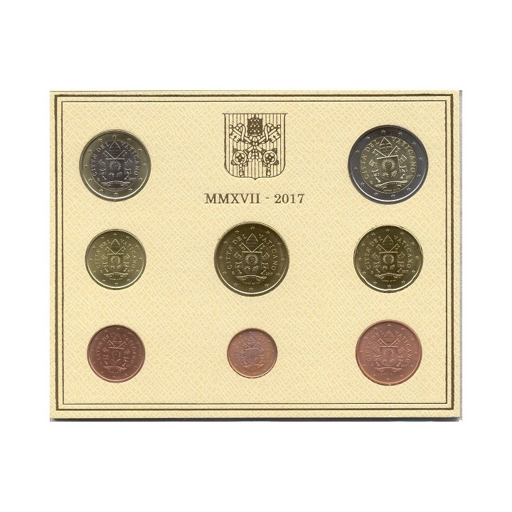 Vatican City Official Euro Set (3,88€) 2017 BU