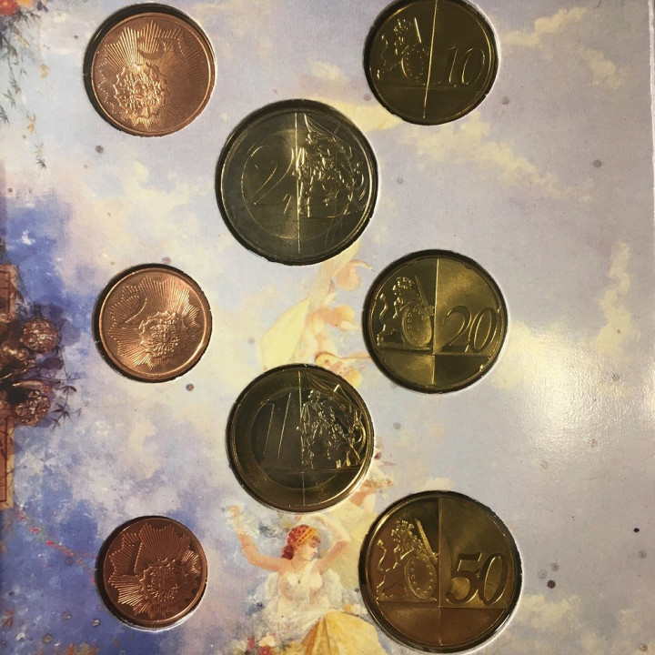 Alderney Euro Patterns Set (3,88) 2004 BU