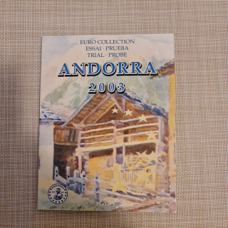 Andorra Euro Pattern Set (3,88) 2003 BU