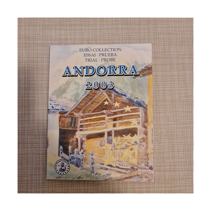 Andorra Euro Pattern Set (3,88) 2003 BU