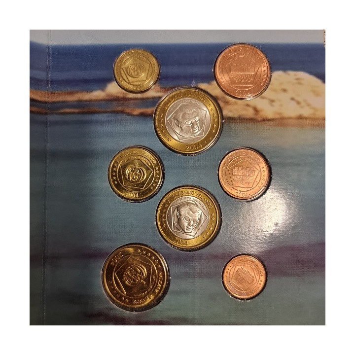 Balearic Islands Euro Pattern Set (3,88) 2004 BU