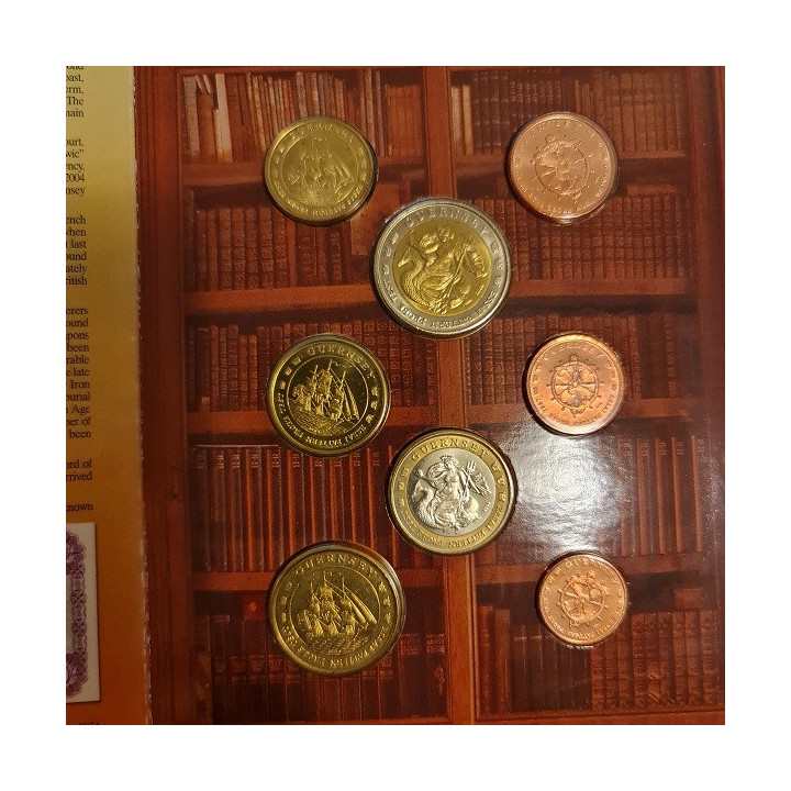 Guernsey Euro Pattern Set (3,88) 2004 BU
