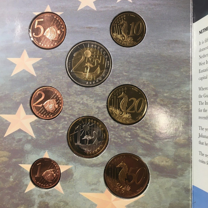 Netherlands Antilles Euro Pattern Set (3,88) 2004 BU