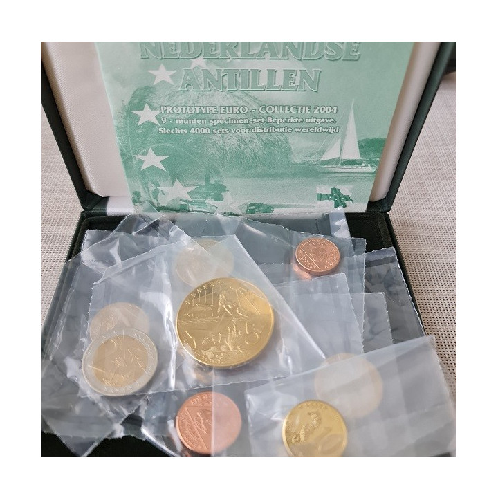 Netherlands Antilles Euro Pattern Set (8,88) 2004 Proof