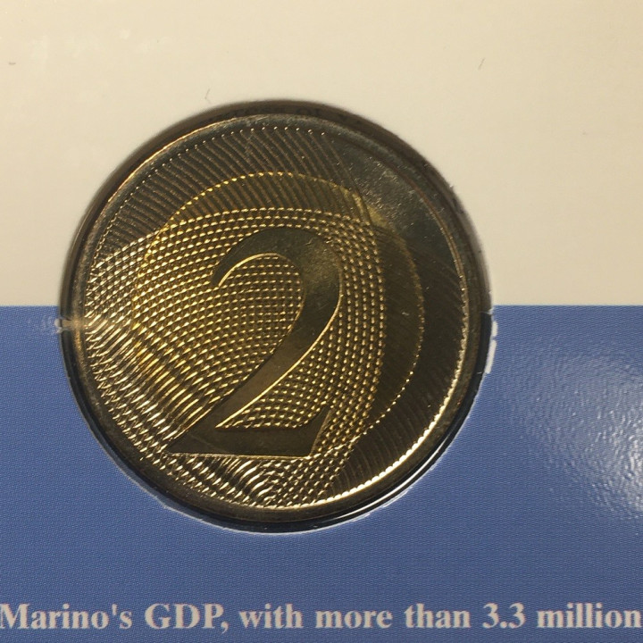 San Marino 2 Euro Pattern 2005 BU