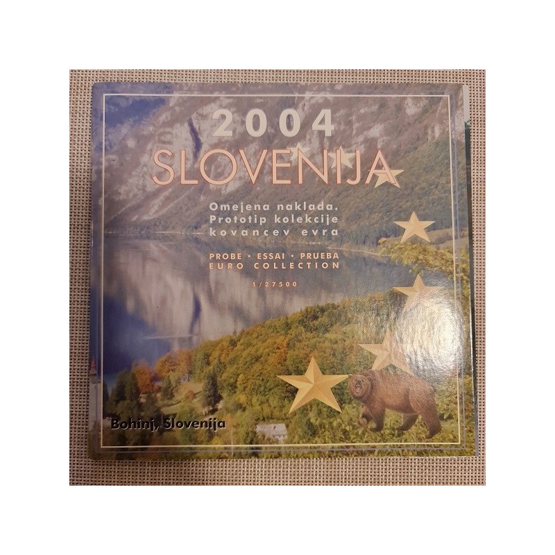 Slovenia Euro Pattern Set (8,88) 2004 BU